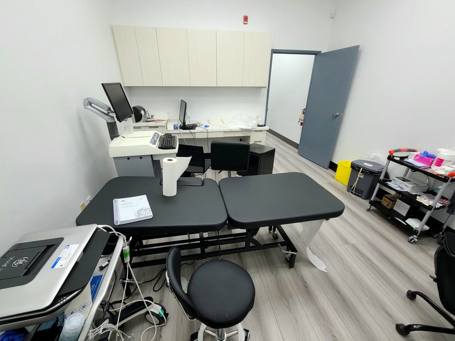 Completed clinic treatment room